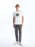 LC Waikiki Crew Neck Short Sleeve Printed Combed Cotton Men's T-shirt
